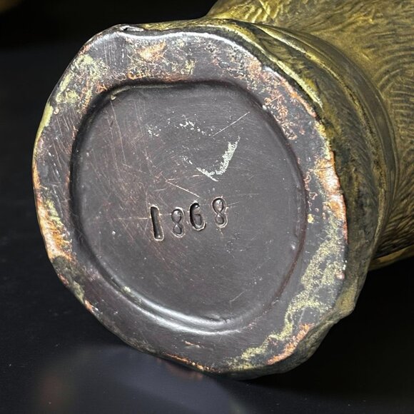 Vintage Bulldog Head Holder – Gold Resin, Mold 1368 – English Club, Gentlemen’s - Picture 12 of 12